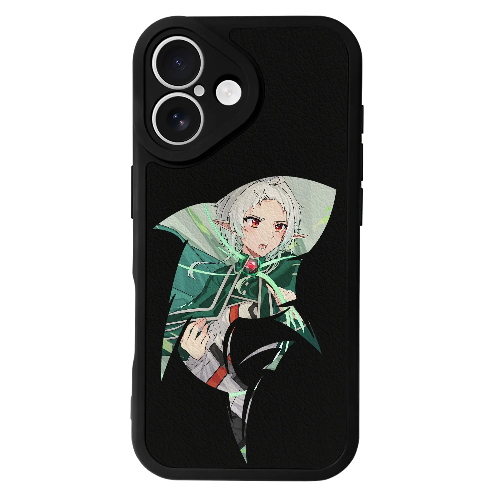 無職転生 グッズ,シルフィエット - IPhone 16シリーズ対応 ・ シリコンスマホケース ・ レザー調 ・ 高精度フィット ・ 耐衝撃 ・ ワイヤレス充電対応 ・ 精密カット